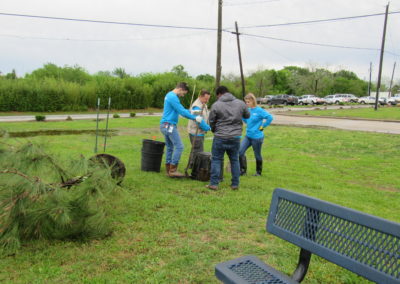 CenterPoint Energy Volunteers Plant Trees at Harbor Campus 7
