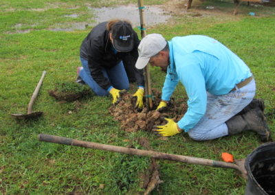 CenterPoint Energy Volunteers Plant Trees at Harbor Campus 10