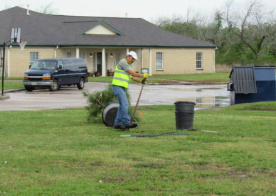 CenterPoint Energy Volunteers Plant Trees at Harbor Campus 15
