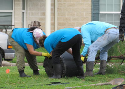 CenterPoint Energy Volunteers Plant Trees at Harbor Campus 18