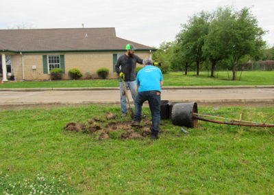 CenterPoint Energy Volunteers Plant Trees at Harbor Campus 27