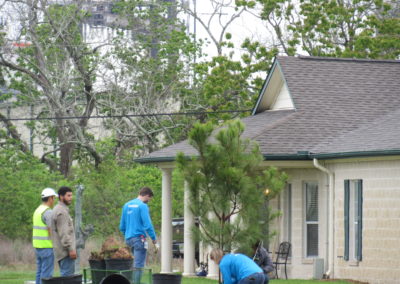 CenterPoint Energy Volunteers Plant Trees at Harbor Campus 33